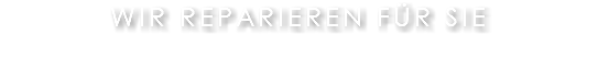 wir reparieren für Sie